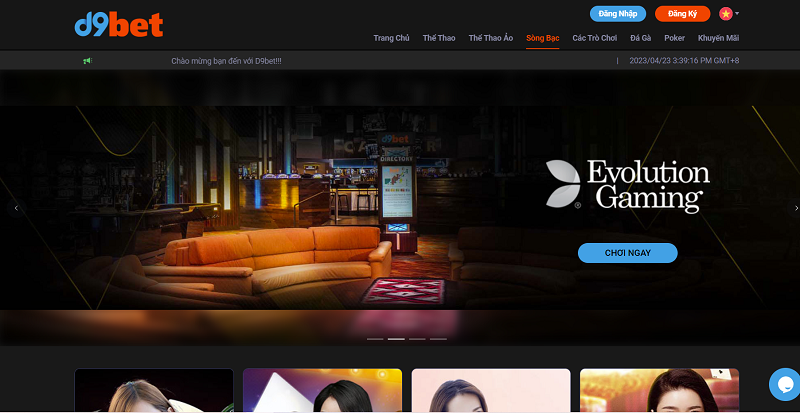D9BET - Nhà cái uy tín xanh chín hàng đầu cho cược thủ